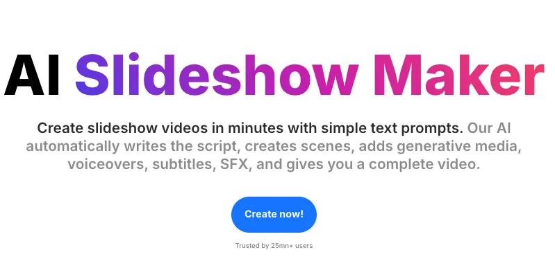 AI Slideshow Maker